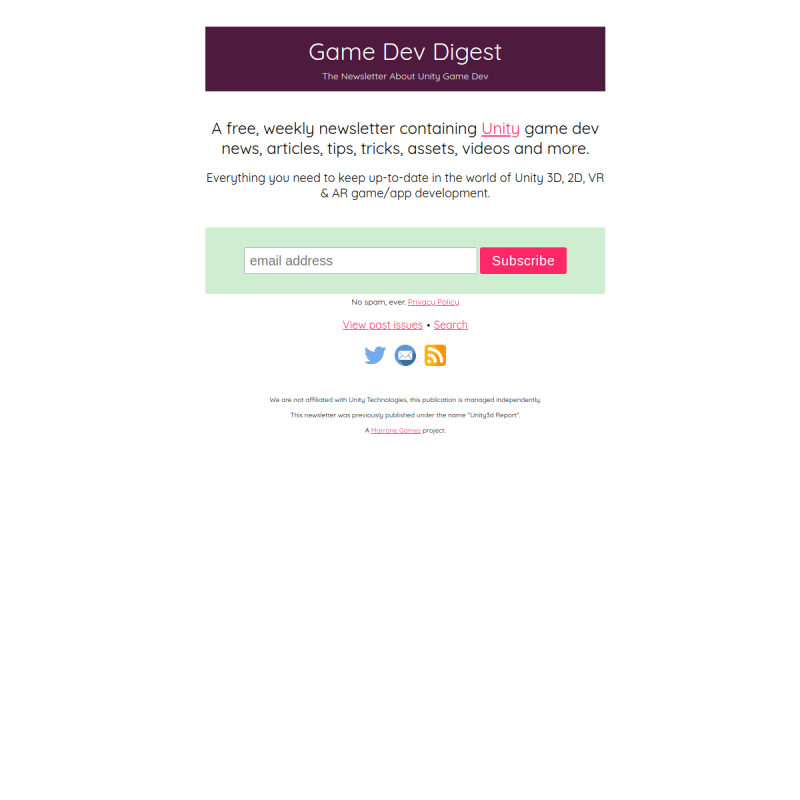 Game Dev Digest