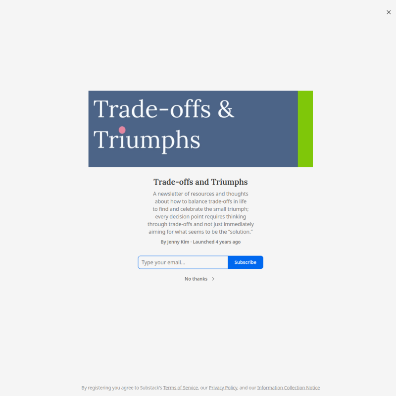 Trade-offs and Triumphs